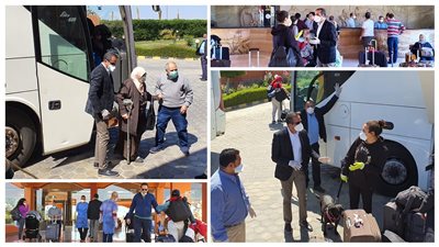 وضع 293 عائدا من أمريكا تحت الحجر الصحي بفنادق مرسى علم