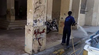 تطهير وتعقيم الشوارع الرئيسية والفرعية بسفاجا (صور)