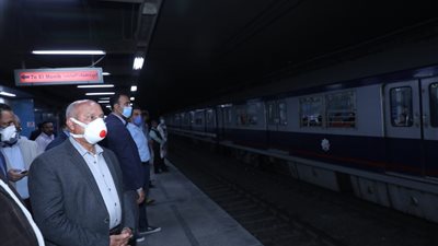 وزير النقل: تقليل زمن التقاطر بالخطين الأول والثاني للمترو