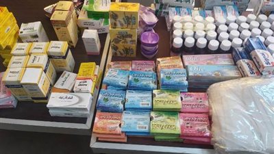 ضبط أدوية ومستلزمات طبية قبل بيعها بالسوق السوداء في بني سويف