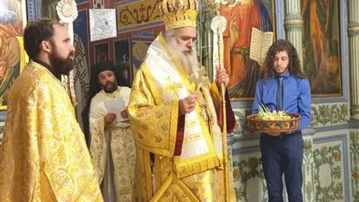 قداس أحد السعف من القدس 