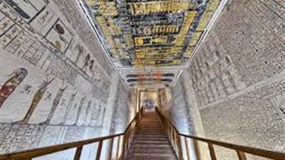 جولة افتراضية في مقبرة الملك رمسيس السادس 