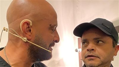 أحمد السقا ومحمد هنيدي من كواليس برنامج 'أغلب السقا'