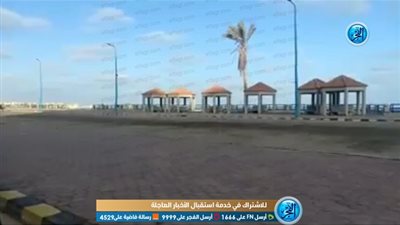لأول مرة.. كورنيش الإسكندرية خاليًا من المواطنين (فيديو)