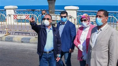 محافظ الإسكندرية يتفقد غلق الشواطئ والكورنيش (صور)