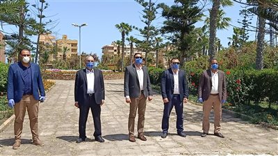 حدائق جمصة بلا مواطنين في شم النسيم 