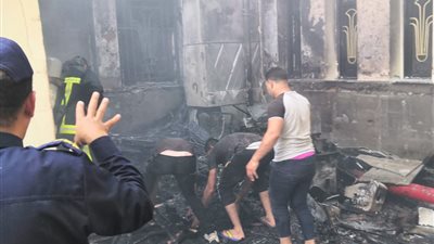 حريق بمستشفى أكاديمية الشرطة بالقاهرة الجديدة (صور)