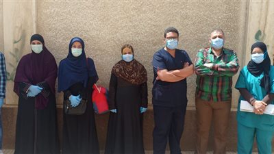 خروج ٦ مصابين بفيروس كورونا من العزل الصحي بالغربية (صور) 