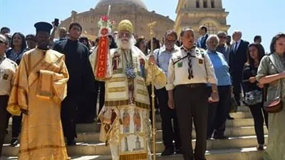 البابا ثيودروس يترأس صلاة عيد القديس جاورجيوس