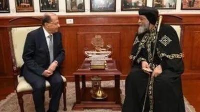 البابا  يشكر 