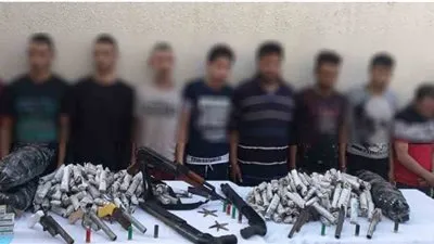 ضبط 9 قطع أسلحة نارية و8 قضايا مخدرات خلال حملة أمنية بالدقهلية