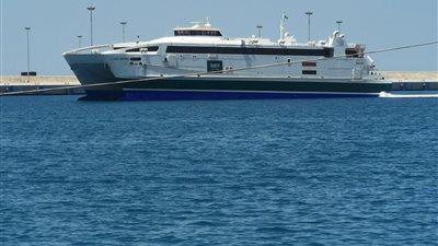 النقل: تسيير رحلة بحرية للعبارة القاهرة لنقل المصريين من السعودية (صور)