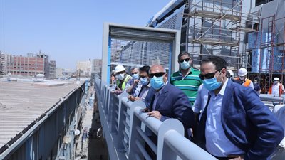 وزير النقل يتفقد اللمسات الأخيرة لمحطات المرحلة الرابعة بالخط الثالث للمترو