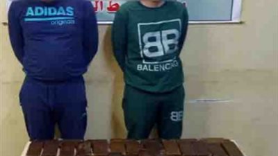 ضبط شخصين بحوزتهما 70 طربة حشيش في الغربية