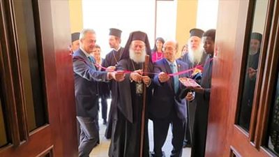 في زمن الكورونا.. البابا ثيودوروس يفتتح كنيسة في الإسكندرية (صور)