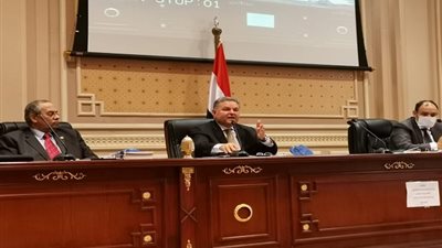 وزير قطاع الأعمال العام يستعرض تعديلات القانون 203 أمام 