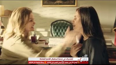 يسرا تواجهه حلا شيحة بالحقيقة وتصفعها بالقلم (صور)