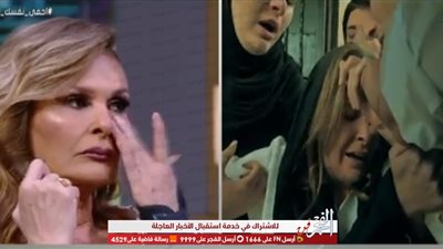 شاهد.. يسرا تنهار بالبكاء على الهواء في برنامج الإبراشي (فيديو)