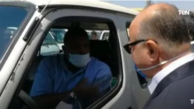 محافظ القاهرة يتفقد موقف عبدالمنعم رياض (فيديو)