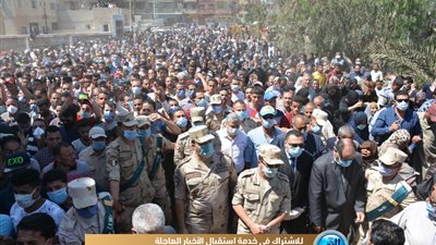 رغم كورونا.. الآلاف يشيعون جنازة شهيد بئر العبد في مسقط رأسه بالدقهلية (صور)