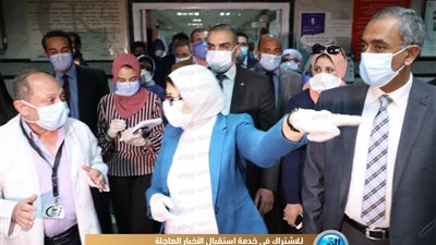 وزيرة الصحة توجه بزيادة عدد أسرة الرعاية المركزة وأجهزة التنفس بمستشفيات القاهرة