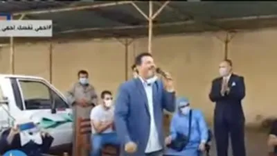 حفل غنائي بمستشفى العزل بالشرقية لرفع الروح المعنوية للأطباء والممرضين (فيديو)