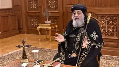 غدا.. البابا تواضروس يلقي عظة الأحد على الفضائيات المصرية
