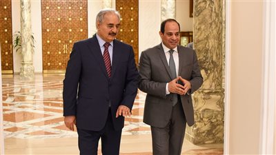 عاجل.. السيسي يستقبل المشير خليفة حفتر بـ