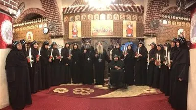 ١٤ راهبة جديدة لدير القديس الأنبا بضابا بنجع حمادي