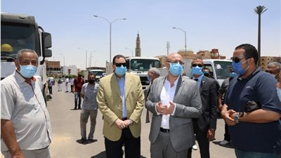 معدات جديدة لدعم النظافة في بني سويف (صور)