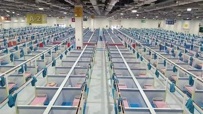 انفراد| لقطات حية من داخل أكبر مستشفى لعلاج كورونا في مصر.. والتشغيل 20 يونيو (فيديو وصور)