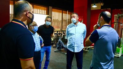 الخطيب يعقد جلسة مع عبد الحفيظ والجهاز المعاون للاطمئنان على خطة العودة للتدريبات