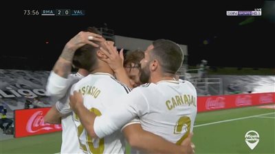 شاهد - أسينسيو يسجل الهدف الثاني لريال مدريد ضد فالنسيا