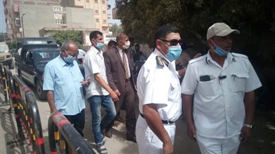 إجراءات أمنية مشددة بمحيط لجان الثانوية العامة في كفرالشيخ (صور)