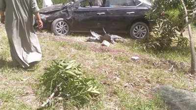 إصابة 4 أشخاص في حادث سير بمركز أطفيح