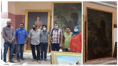 السياحة: انتهاء ترميم أكبر مجموعة لوحات أثرية لأسرة محمد علي