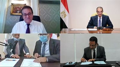  وزيرا التعليم العالي والاتصالات يشهدان توقيع بروتوكول مع وكالة الفضاء 