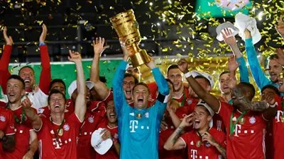 بايرن ميونخ يفوز على باير ليفركوزن ويتوج ببطولة كأس ألمانيا للمرة الـ 20 في تاريخه.. شاهد اهداف المباراة 