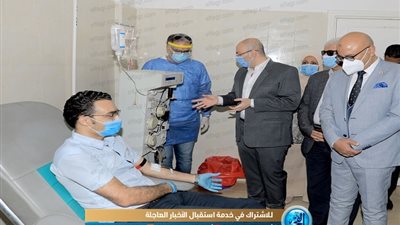عقب توفير جهازين لفصل البلازما.. محافظ بني سويف يكلف وكيل الصحة بالتواصل مع المتعافين من كورونا (فيديو)