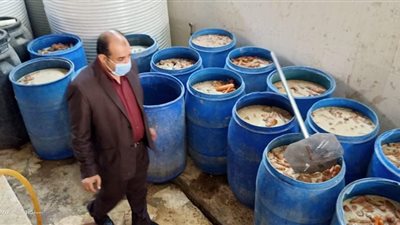 تفاصيل ضبط ٢ طن مخلل وإعدام مخبوزات غير صالحة للاستهلاك الآدمي بالدقهلية 