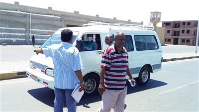 لجنة لمتابعة خطوط السير والتفتيش على الكارتة بشوارع سفاجا 