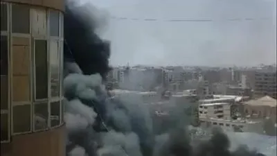 إخماد حريق سوق توشكى في حلوان.. وخسائر بملايين الجنيهات 