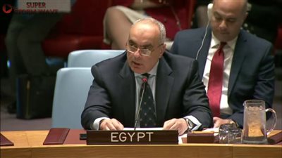 مندوب مصر بالأمم المتحدة يوجه رسالة قوية لداعمي الأرهاب