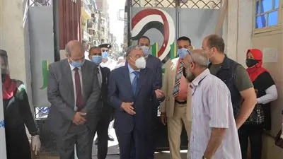 محافظ المنيا يتابع سير امتحانات الثانوية العامة 