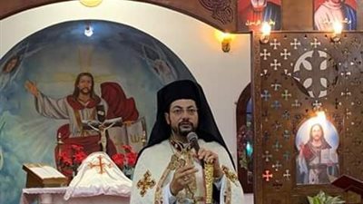 الأنبا باخوم يزور كنيسة السيدة العذراء والقديس يوسف بالخصوص