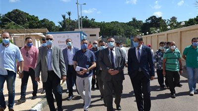 إجراء تحاليل PCR للمسافرين بمستشفى سموحة الجامعي في الإسكندرية (صور)