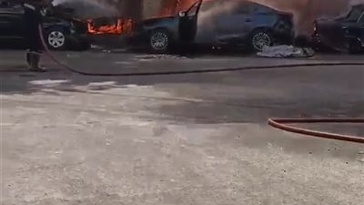 نشوب حريق في كشك بجوار مستشفى العجوزة