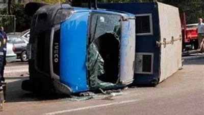 إصابة 17 مجندا في انقلاب سيارة شرطة بالدقهلية 