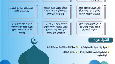 إنفوجرافيك.. نصائح عند شراء أضحية العيد (المواشي) 