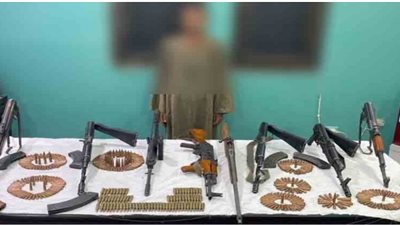 ضبط شخص وبحوزته أسلحة نارية وذخائر بدون ترخيص في أسيوط